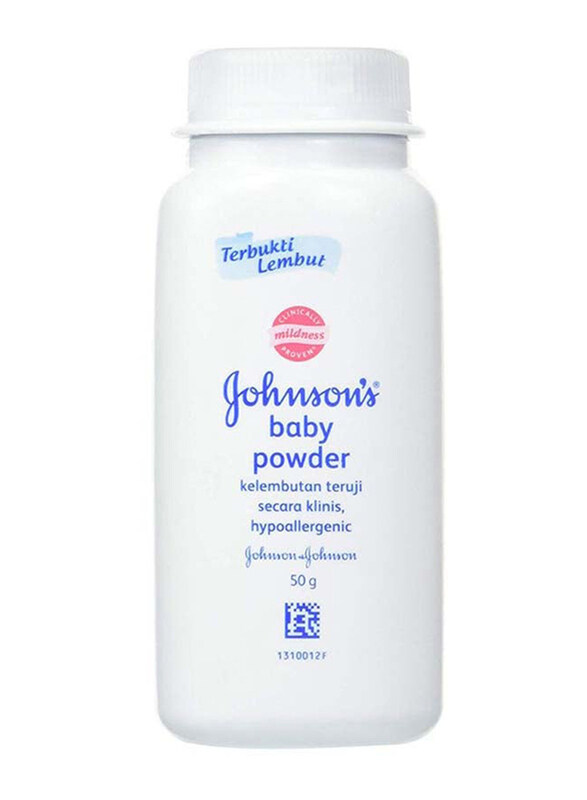 

Johnson's 50g Baby Powder, White