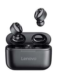 Lenovo HT18 True Wireless / Bluetooth In-Ear Earbuds, Black