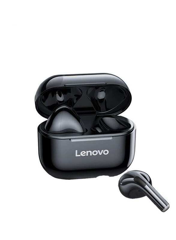 

Lenovo LP40 True Wireless / Bluetooth In-Ear Earbuds with Mic, Black