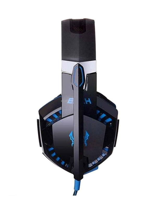 Kotion Each Over-Ear Gaming Wired Headphones for PS4/PS5/XOne/XSeries/NSwitch/PC, Black/Blue