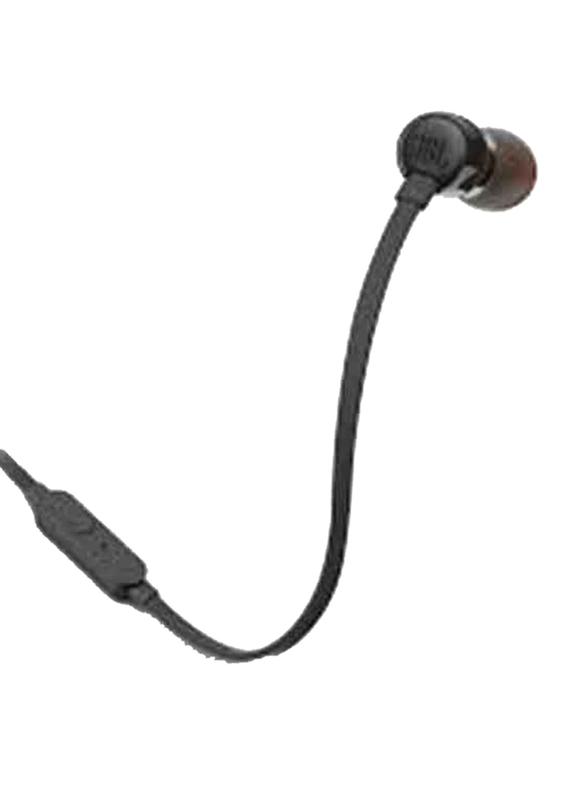 JBL Tune 110 Wired In-Ear Headphones, Black