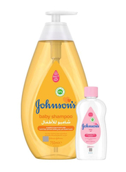 Johnson's 2-Piece Baby Shampoo & Baby Oil Set, Multicolour