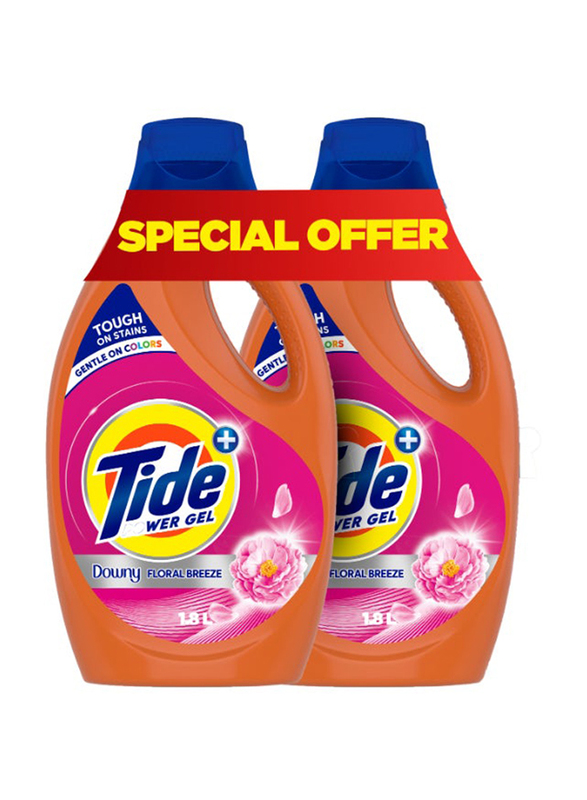 

Tide Automatic Power Gel Rose Blossom Scent, 2 x 1.8 Liter