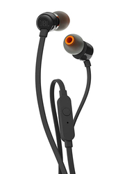 JBL Tune 110 Wired In-Ear Headphones, Black