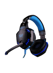 Kotion Each Over-Ear Gaming Wired Headphones for PS4/PS5/XOne/XSeries/NSwitch/PC, Black/Blue