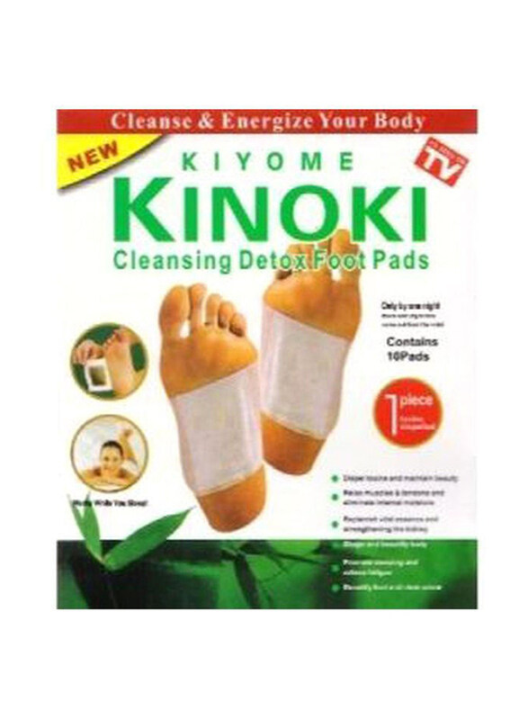 

Kinoki Cleansing Detox Foot Patches, 10 Piece, White