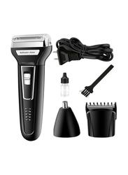 Kemei 3-in-1 Electric Trimmer Set, KM-6558, Black