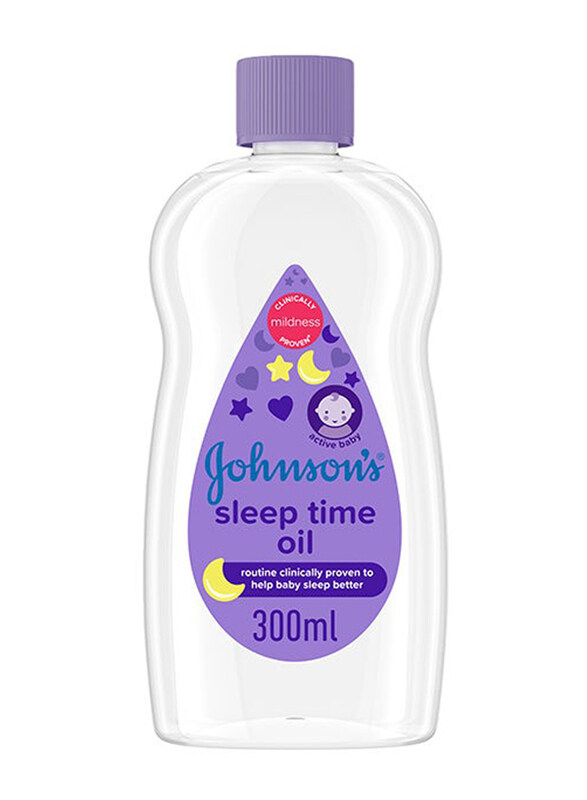 

Johnson's 300ml Baby Sleep Time Oil, Clear