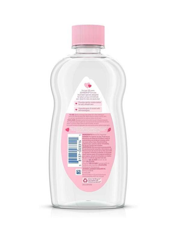 Johnson's 2-Piece Baby Oil, Clear