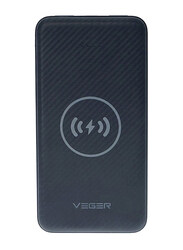 Veger 20000mAh Wireless Charger Power Bank, 1027W, Black