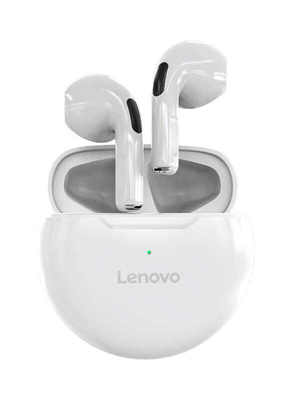 

Lenovo LivePods HT38 True Wireless / Bluetooth In-Ear Earbuds with Mic, White