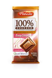 Pobeda Charged" "Easy steps" milk chocolate