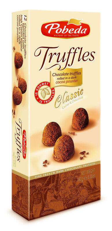 

Truffles Pobeda Dark Chocolate truffle Classic