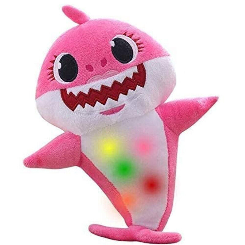 

Generic Baby Shark Soft Singing Light up Plush Toy (Pink)