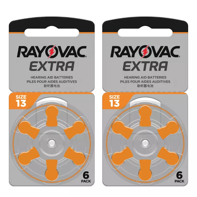 

Rayovac Extra 12-Pieces (Size 13) Zinc Air 1.45V Hearing Aid Batteries