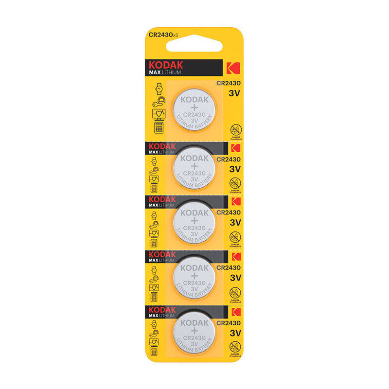 

KODAK MAX CR1632 Lithium 3V Batteries - 5 Pieces