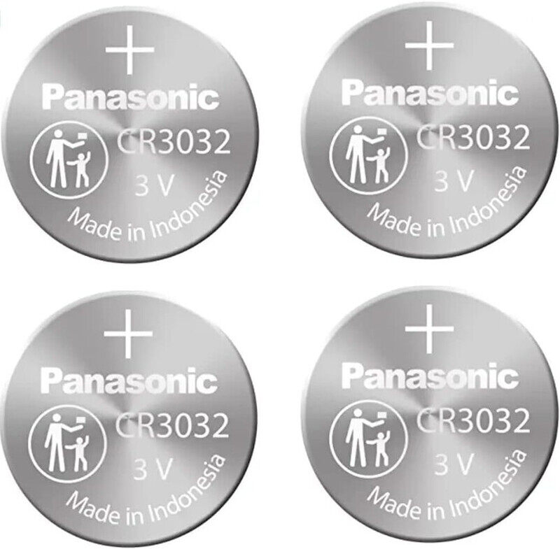 

Panasonic CR3032 Lithium 3V Indonesia Batteries - 4 Pieces