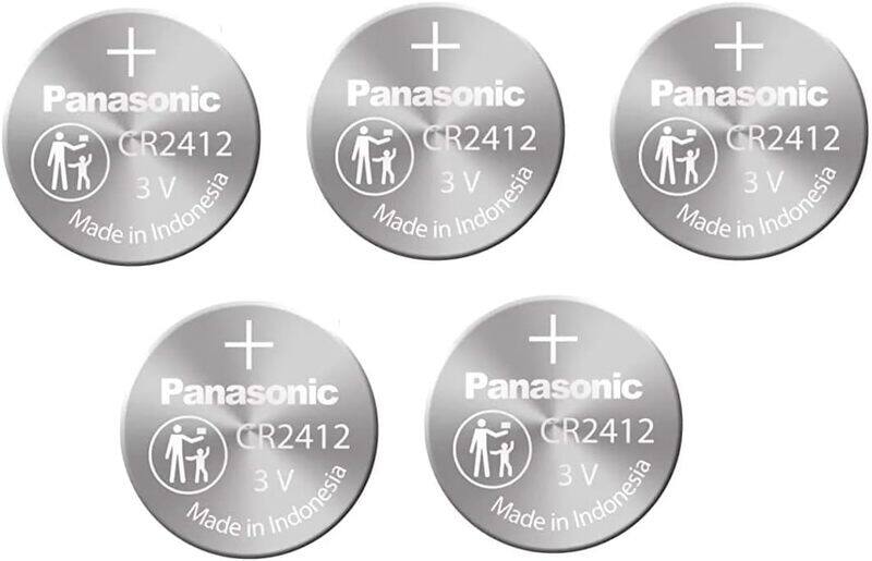 

Panasonic CR2412 Lithium 3V Indonesia Batteries - 5 Pieces