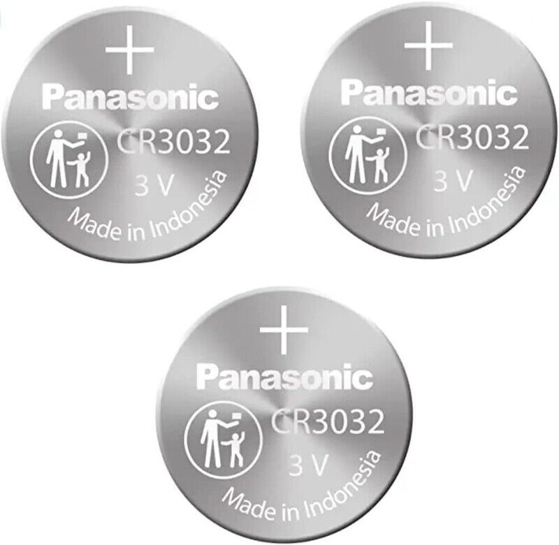 

Panasonic CR3032 Lithium 3V Indonesia Batteries - 3 Pieces