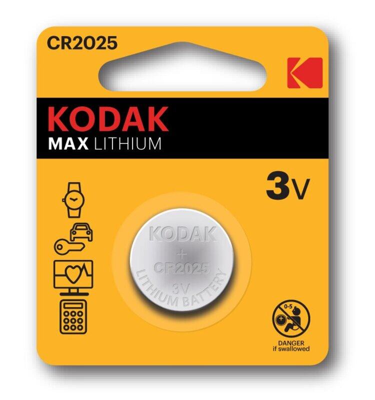 

KODAK MAX CR2016 Lithium 3V Batteries - 2 Pieces