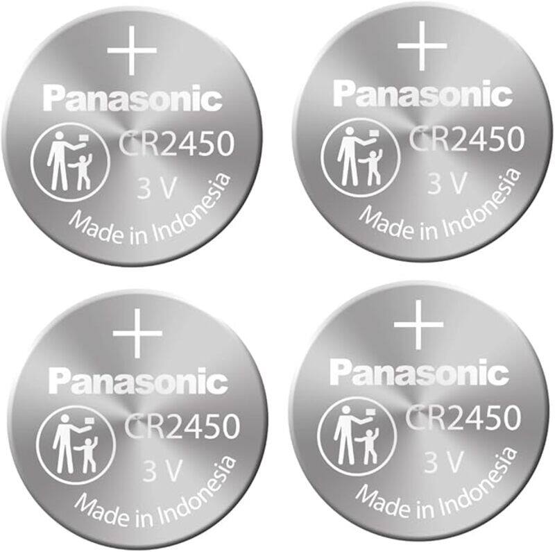 

Panasonic CR2450 Lithium 3V Indonesia Batteries - 4 Pieces