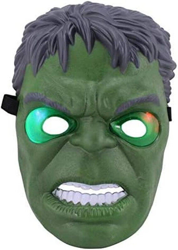 

Generic Kids Luminous LED Halloween Hulk Face Mask For Kids Ages 3+