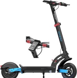 INOKIM Quick 4 Electric Scooter Adults, Powerful 600W (1100W Max) Motor, 44 Mile Range, 25 MPH, 10" Pneumatic Tires, Front & Rear LED Light, Quick Foldable, Dual Suspension System