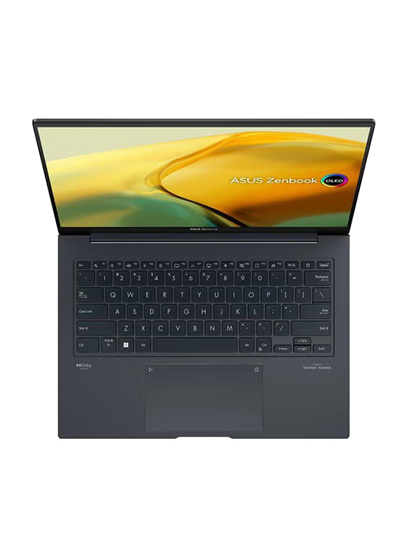 Asus Zenbook Q420 Laptop, 14.5 inch Display, Intel Core i7-13700H 13th Gen 4.8GHz, 512GB SSD, 16GB RAM, Intel Iris Xe Graphics, EN KB, Win 11, Inkwell Gray
