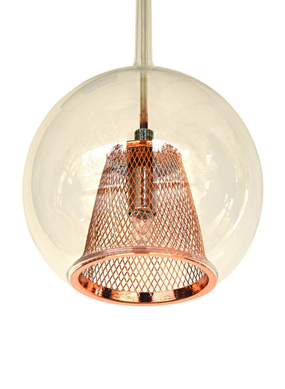 Salhiya Lighting Modern Yeon Gee Ceiling Pendant Light, G9 Bulb Type, MD160020051B, Rose Gold