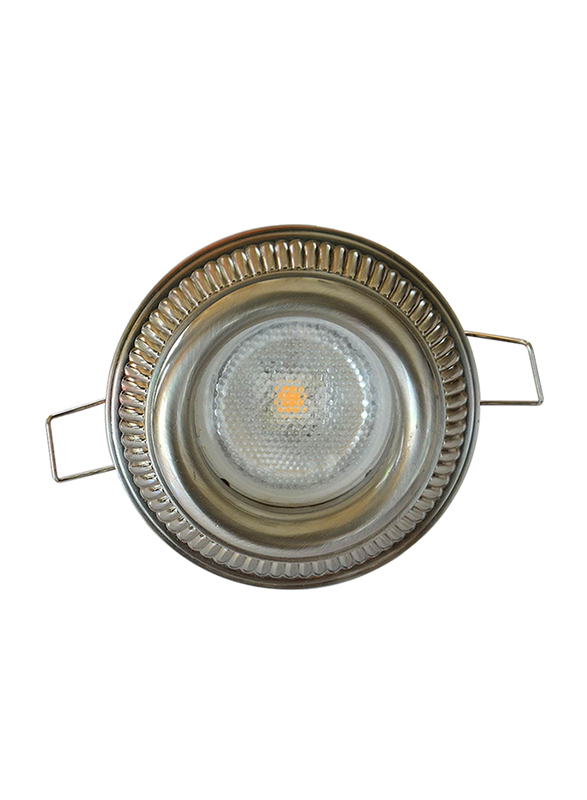 Salhiya Lighting Spotlight Frame, LED Bulb Type, Round Fixed, AL639, Chrome