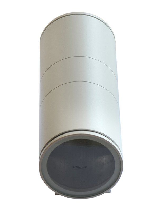 Salhiya Lighting Indoor/Outdoor Up & Down Wall Light, E27 Bulb Type, IP54, 7001, White