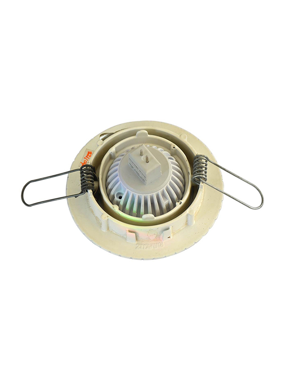 Salhiya Lighting Spotlight Frame, GU10 Bulb Type, Round Movable, R165, White