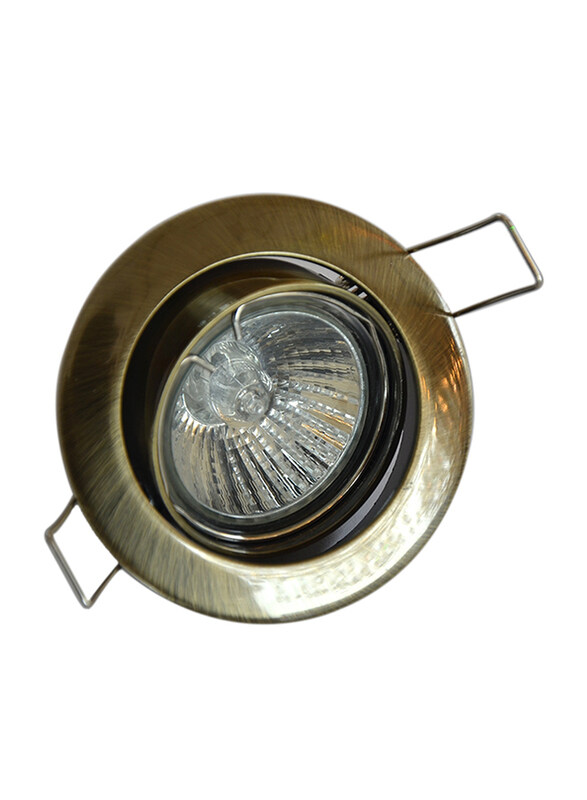 

Salhiya Lighting Spotlight Frame, LED Bulb Type, Round Movable, AL229BGAB, Gold
