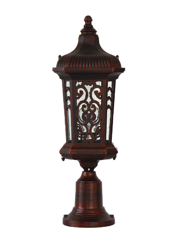 

Salhiya Lighting Gate Top Light, E27 Bulb Type, A2633H, Dark Rose Gold