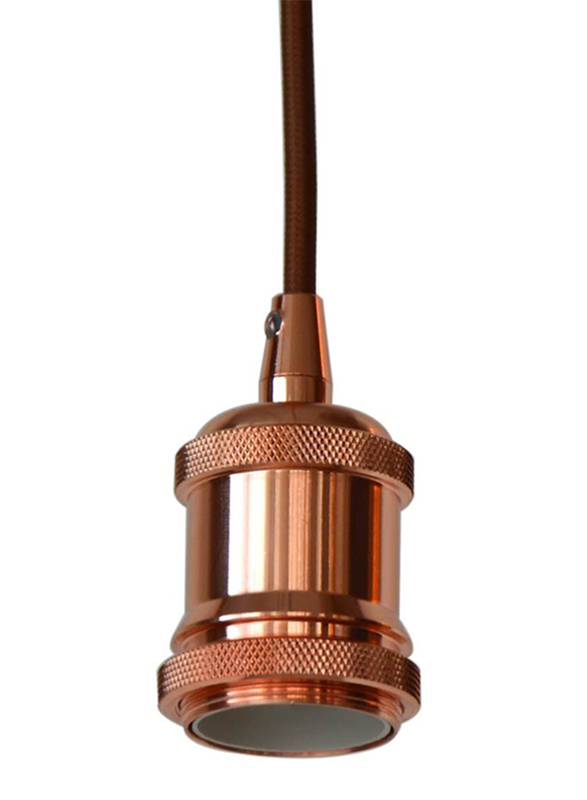Salhiya Lighting Veronica Suspension Indoor Metal Hanging Pendant Light, E27 Bulb Type, Retro Style, 64/19, Red Copper