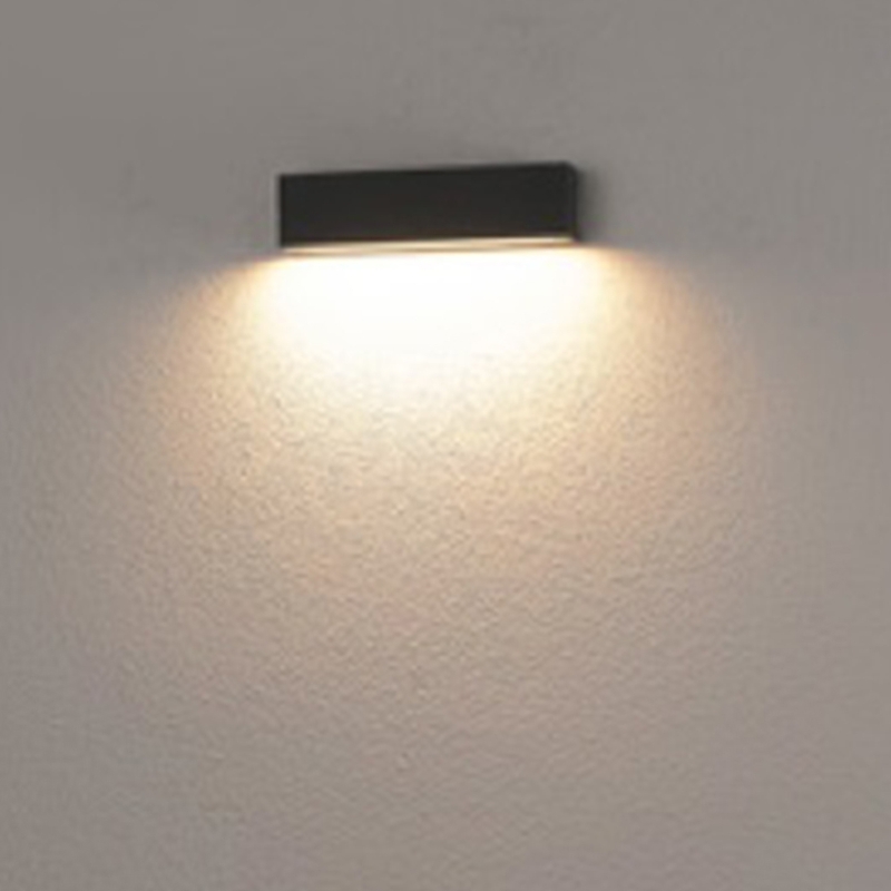 مركز اضواء الصالحية ضوء حائط للخارج و الداخل, ال اي دي, H1381, اسود