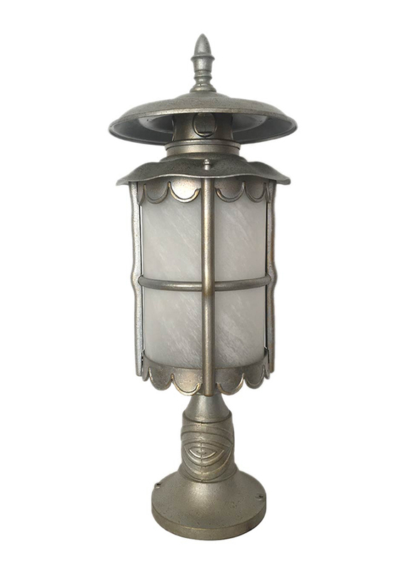 Salhiya Lighting Ma. Teresa Gate Top Light, E27 Bulb Type, MT1214, Silver