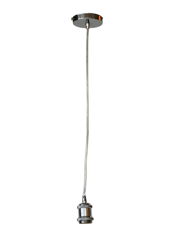 Salhiya Lighting Veronica Suspension Indoor Metal Hanging Pendant Light, E27 Bulb Type, Retro Style, 63/19, Nickel