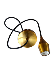 مركز اضواء الصالحية ضوء تعليق للداخل , نوع E27, تصميم ريترو, 65/19, ذهبي نحاسي