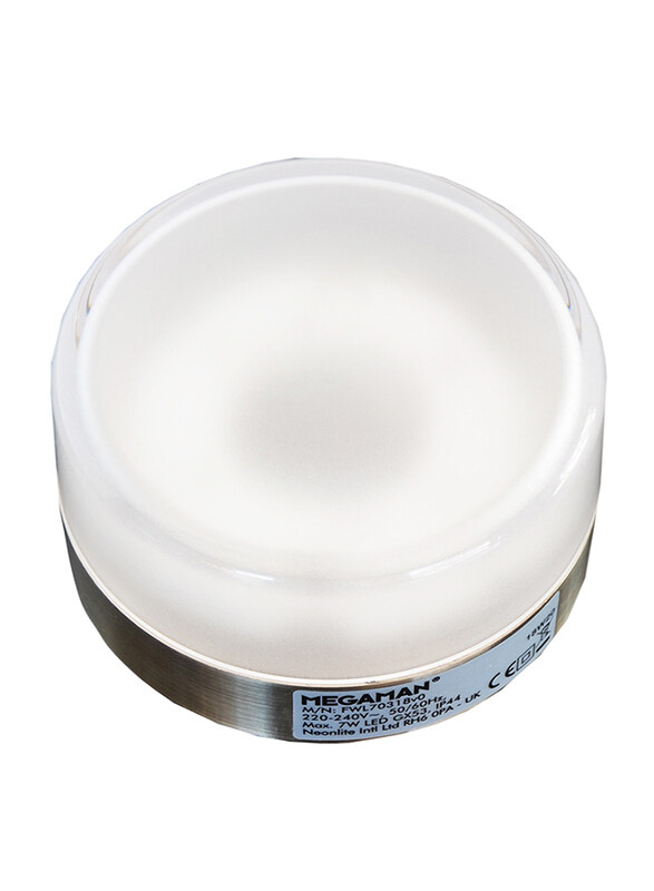 

Megaman Dani Indoor Wall Lamp, GX53 Type, 7W, FWL70318v0, White