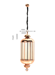 Salhiya Lighting Modern Ceiling Pendant LED Light, GD30779380, Rose Gold