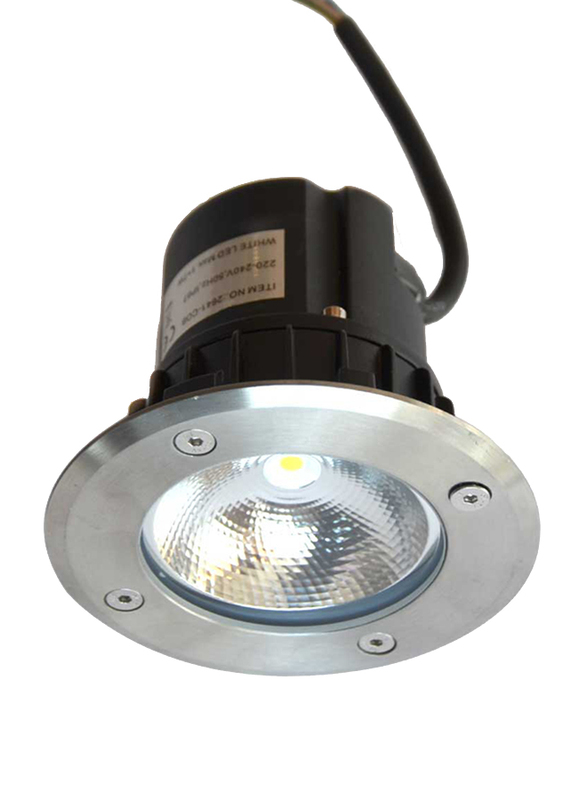 Salhiya Lighting Underground Light, LED Bulb Type, 7W, 2641COB, Silver