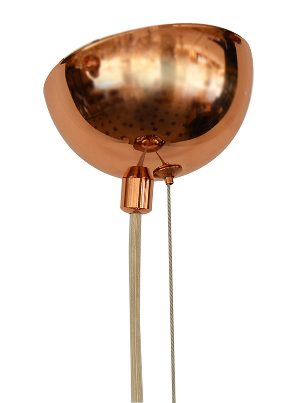 Salhiya Lighting Totchie Indoor Ceiling Pendant Light, E27 Bulb Type, Small, D3870, Rose Gold