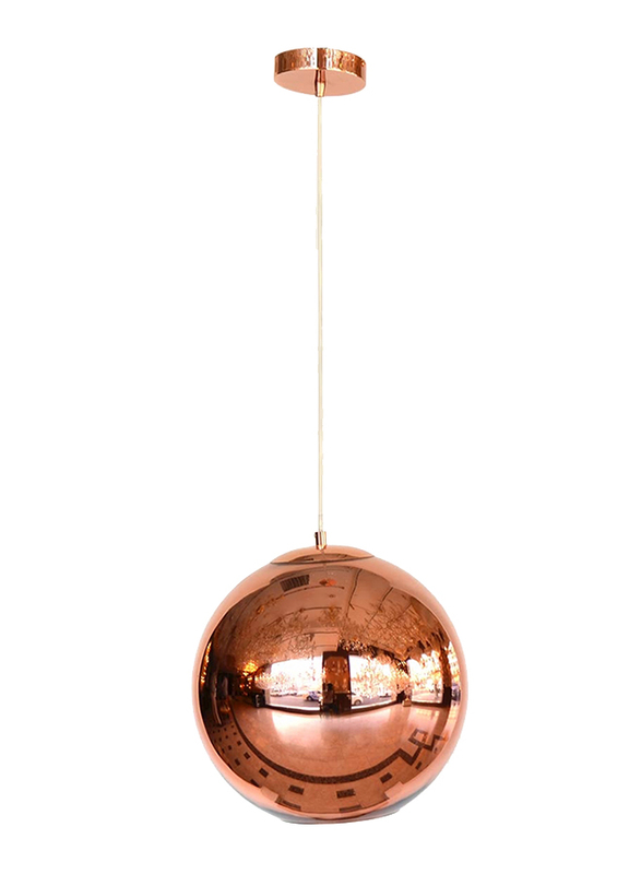 Salhiya Lighting Modern Glass Ceiling Pendant Light, E27 Bulb Type, MD13090001, Rose Gold