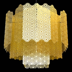 Salhiya Lighting Modern Stylish Ceiling Hanging Light, E27 Bulb Type, MD21477, Gold