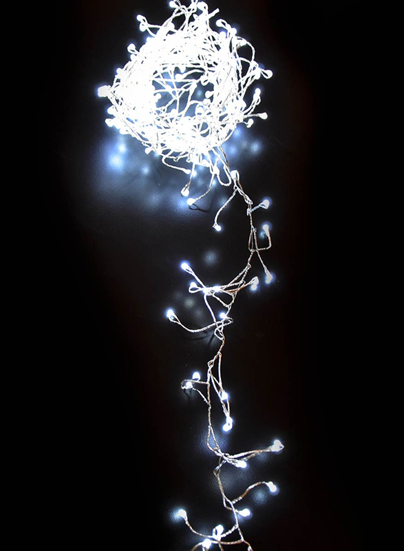 Salhiya Lighting 3-Meter Decorative Cluster 200 LED Light Chain, PL17637B, Cold White