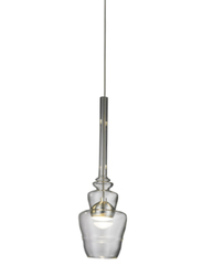 Salhiya Lighting Modern Candace Pendant Lights, 1A, MD1301A, Chrome Metal Silver