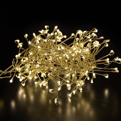 Salhiya Lighting 3-Meter Decorative Cluster 200 LED Light Chain, PL17636, Yellow