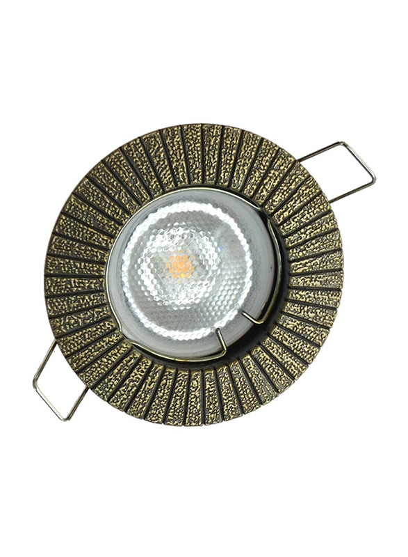 Salhiya Lighting Spotlight Frame, LED Bulb Type, Round Fixed, AL1462GAB, Bronze