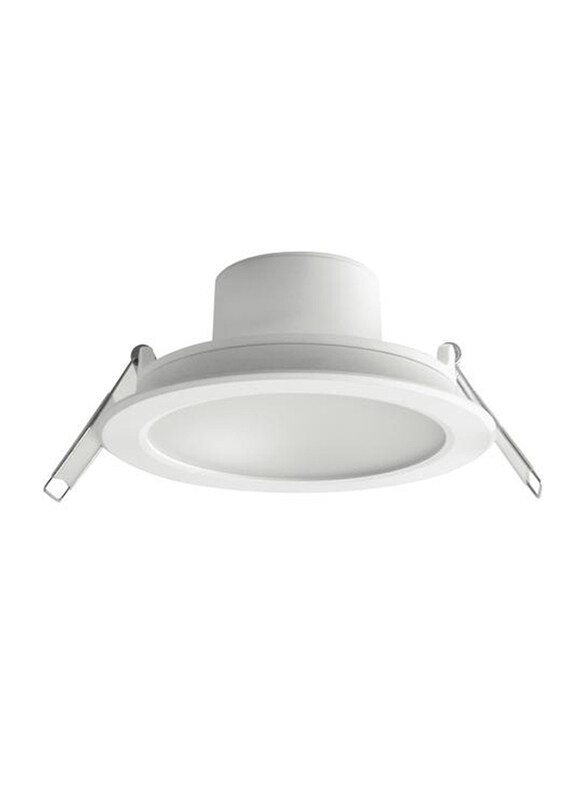 

Megaman Ceiling Downlight, LED Bulb Type, 12W, F55500RC/WH26, 2800K-Warm White